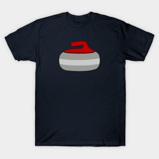 Red Curling Rock T-Shirt
